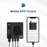 LIMETA 200W USB C Charging Station with Magnetic Wireless Charger – 5-Port PD3.1 Fast Charge with LCD Display & App – Compatible with iPhone, MacBook, iPad, Samsung - Image 4