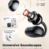 TrueFree C10 Bluetooth 5.4 Open-Ear Clip-On Earbuds with 12mm Drivers, 28H Playtime & IPX5 Water-Resistance - Image 5