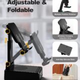Bluetooth Speaker with Wireless Charging & Adjustable Phone Stand for Men & Women - Image 4