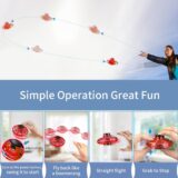 Flying Toy Drone for Kids – Orbi Spinner with Hand Sensor, Red Gift for Boys & Girls - Image 3