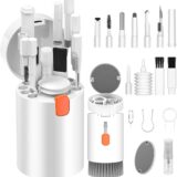 VICHYIE 20-in-1 Cleaning Kit for Electronics – Multi-Tool for Keyboard, Headphones, Earbuds & Cameras (White) - Image 1
