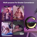 2025 G Lamp Wireless Charger & Bluetooth Speaker – Multi-Colored Dimmable LED Night Light for Bedroom | Birthday Gift for Teens - Image 5