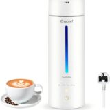 CHACEEF Small Travel Electric Kettle 350ml – 304 Stainless Steel, BPA-Free, Fast Boil, Keep Warm Function, Auto Shut Off - Image 1