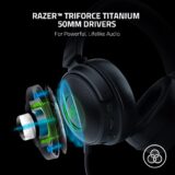 Razer Kraken V3 Pro Wireless Gaming Headset for PC | TriForce 50mm Drivers & Haptic Feedback - Image 4
