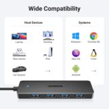 UGREEN 4-Port USB 3.0 Hub – Ultra Slim USB Splitter with 5Gbps Data Transfer - Image 5