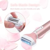 Mcbazel Cordless Lady Shaver – 4-in-1 Epilator & Hair Trimmer for Women – Face, Body, Bikini Line, Legs – Pink, USB Rechargeable - Image 5