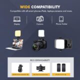 64-LED Rechargeable Selfie Light with 3 Modes – Clip-On Video & Photo Light for Phone, Laptop, Camera – Makeup, YouTube, TikTok, Live Streaming, Vlogging - Image 5