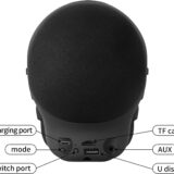 SHENYUN Skull Bluetooth Speaker – Wireless Portable Stereo Bass Speaker with Mic for Halloween, Party & Home Decor - Image 3