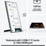 ARZOPA 16.1" 1080p Portable Monitor with HDMI, Type-C & USB-C – Gaming & Laptop Screen - Image 5