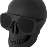 SHENYUN Skull Bluetooth Speaker – Wireless Portable Stereo Bass Speaker with Mic for Halloween, Party & Home Decor - Image 1