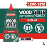 Evo-Stik Interior Resin Wood Glue 1L – Strong Adhesive for Woodwork & DIY Projects - Image 4