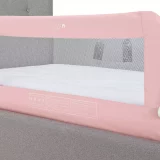 Cuggl Pink Safety Bed Rail for Toddlers & Kids - Adjustable, Secure Bed Guard - Image 2