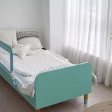 Cuggl Blue Bed Guard Rail for Safety - Image 2