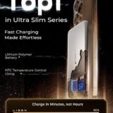 LISEN Glacier Gray Magsafe Power Bank 5000mAh - Portable Magnetic Wireless Charger for iPhone - Image 3