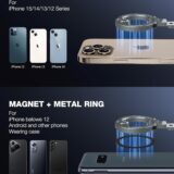 Dual Magnetic Phone Holder for iPhone 16–12 Pro Max, Tripod Mount & Travel Stand - Image 4