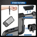 NEEWER 16 Pro Max Video Rig Cage – Phone Filmmaking Kit with Quick Release Handles, 67mm Filter Adapter, T-Mount & 17mm Lens Mount - Image 6