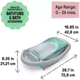 Ingenuity Baby Bathtub for Newborns & Toddlers – Grey Convertible Infant Tub - Image 7