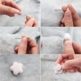 MQUPIN 16-Pack Quilt Fixing Clips – Grey Mushroom-Shaped Duvet Cover Holders with Buttons, Non-Slip Bedding Fasteners, Secure Quilt Pins with Storage Box - Image 6