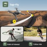 Holy Stone HS175D Foldable 4K Drone with GPS & Brushless Motors – Long 46 Min Flight, Auto Return, Follow Me, Circle Fly, Headless Mode - Image 2