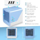 Personal Evaporative Air Cooler – Compact 3-Speed AC Fan - Image 2