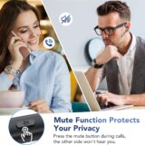 Long-Lasting Bluetooth Headset with Mic, Noise Cancel & Smart Mute Button - Image 5