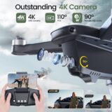 Holy Stone HS175D Foldable 4K Drone with GPS & Brushless Motors – Long 46 Min Flight, Auto Return, Follow Me, Circle Fly, Headless Mode - Image 3