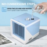 Personal Evaporative Air Cooler – Compact 3-Speed AC Fan - Image 5