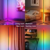 GIPOYENT RGB LED Corner Floor Lamp – Smart Ambience Light with Music Sync, 16 Million Colors, App & Remote Control for Bedroom, Living Room, Gaming - Image 6