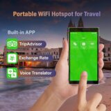 GlocalMe G4 Pro 4G LTE Portable WiFi Hotspot – No SIM Needed, 1GB Global Data, 5" Touchscreen, Connects 10 Devices, Travel Router for 200+ Countries - Image 3
