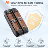 Rechargeable Hand Warmers 2 Pack – 20H Heat, Fast Heating, AI-Controlled Pocket Heater - Image 4