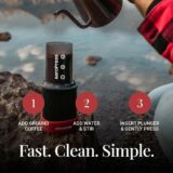 AeroPress Go Travel Coffee Maker Kit – Portable Manual Espresso, Cold Brew & Coffee Press with Mug - Image 4