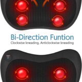 HOMh Electric Back & Neck Massager Cushion – Shiatsu Heat Therapy for Pain Relief - Image 4