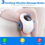 Cordless Infrared Knee Massager for Pain Relief – Heated, Portable, Rechargeable - Image 2
