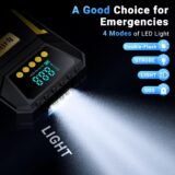 Ipflin 150 PSI Digital Tyre Inflator – 12V Portable Air Compressor for Car, Bike, Football - Image 6