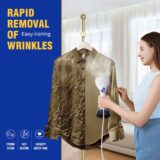 Rolipo Clothes Steamer – Handheld Garment Steamer with 400ml Tank, 3rd Gen Panel for Wrinkle Removal, Home/Travel Use - Image 5