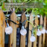 Lezonic 50 LED Solar Fairy Lights – Waterproof Outdoor String Lights, 8 Lighting Modes, 23Ft Multi-Coloured Garden Patio Lights for Christmas, Wedding, Party, Home Decor - Image 5