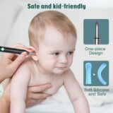 LMECHN 1080P Ear Wax Removal Kit with Camera | LED Ear Cleaner Otoscope for iPhone, iPad & Android – Black - Image 2