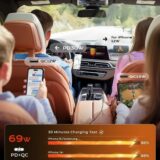 LISEN Retractable USB Car Charger 69W – Cigarette Lighter Adapter for iPhone 16-12, USB C Fast Charging Car Accessory for Father’s Day Gifts - Image 4