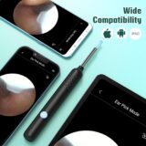 LMECHN 1080P Ear Wax Removal Kit with Camera | LED Ear Cleaner Otoscope for iPhone, iPad & Android – Black - Image 5