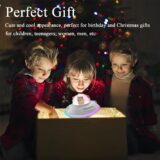 Astronaut Bluetooth Speaker with RGB LED Lights – Wireless AUX/TF Card/U-Disk Music Player, Night Light for Kids, Teens & Men, Cool Home & Game Room Decor (Silver) - Image 6