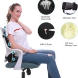 QUTOOL Lumbar Support Pillow – Memory Foam Back Cushion for Office Chair, Car, Gaming & Recliner with Adjustable Straps - Image 6