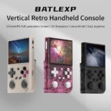 G350 Retro Handheld Game Console – 3.5" IPS Screen, Linux OS, 64GB TF Card with 4371 Classic Games, 3200mAh Battery – Transparent Black - Image 3