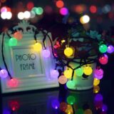 Lezonic 50 LED Solar Fairy Lights – Waterproof Outdoor String Lights, 8 Lighting Modes, 23Ft Multi-Coloured Garden Patio Lights for Christmas, Wedding, Party, Home Decor - Image 2