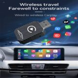 Wireless CarPlay Adapter 2024 [Upgraded] – Plug & Play Dongle Converts Wired to Wireless, Compatible with Cars 2016+ & iOS 12+ iPhones (Black) - Image 5
