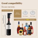 Redsack W-007 Electric Wine Dispenser – Auto Aerator & Quantified Pourer for All Bottles (Black) - Image 4