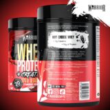 Warrior Whey + Creatine Protein Powder 500g – Strawberry Crème | Post-Workout Shake for Muscle Growth, Recovery & Performance – Low Sugar, 20 Servings - Image 4