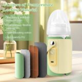 Adjustable Baby Bottle Warmer Bag – USB Powered, LCD Temp Control, Green - Image 5