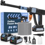 Cordless 6-in-1 Portable Pressure Washer – Battery-Powered Jet Cleaner with Dual Batteries & 5M Hose for Patio & Car - Image 1