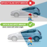 Spurtar Blind Spot Mirror Set – Waterproof HD 360° Rotating for Car/SUV/Truck - Image 5