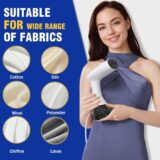 Rolipo Clothes Steamer – Handheld Garment Steamer with 400ml Tank, 3rd Gen Panel for Wrinkle Removal, Home/Travel Use - Image 4